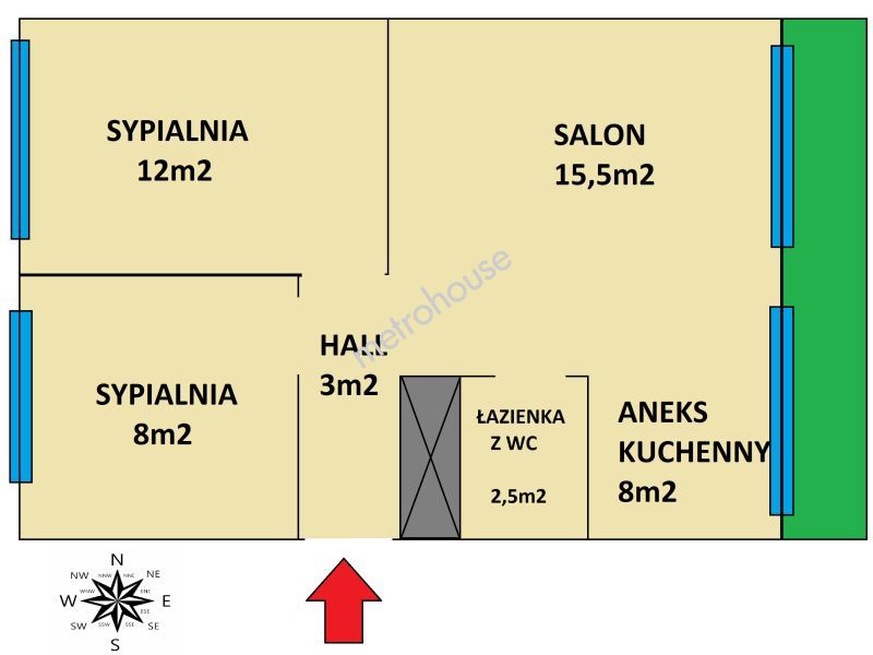 Mieszkanie na sprzedaż, Siedlce, Mieszka I
