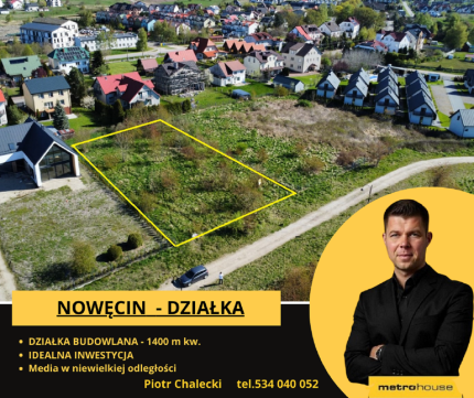 Sprzedaż Działka Akacjowa, Nowęcin, pow. lęborski