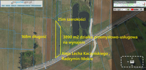 Wynajem Działka Mokre, pow. wołomiński